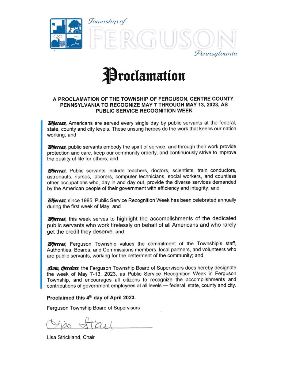 psrw proclamation