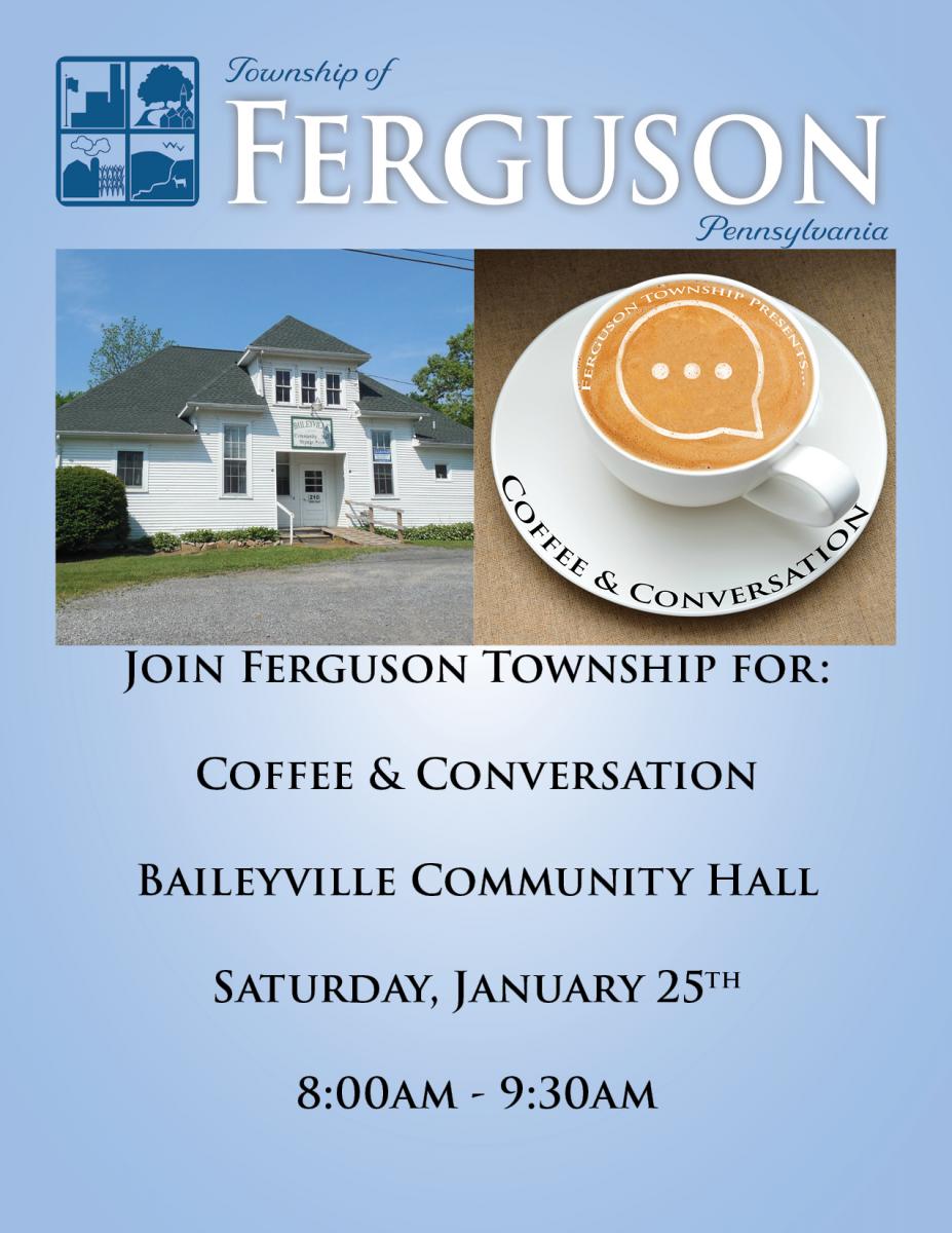 Coffee &amp; Conversation Baileyville Flyer