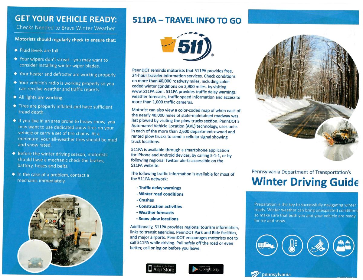511pa winter driving guide
