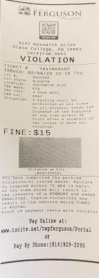 Parking Ticket Example