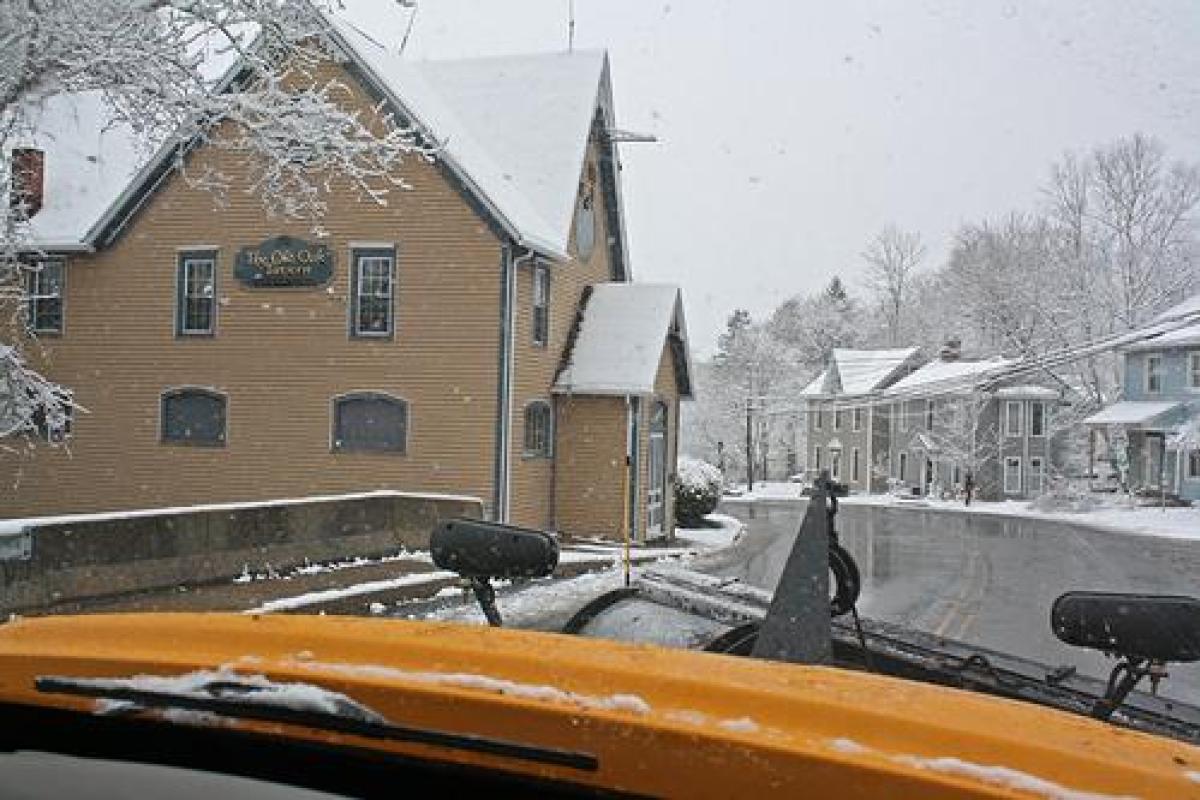 Snow Plow Tour through Pine Grove Mills