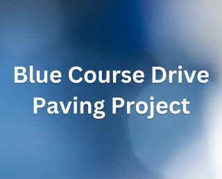 Blue Course Drive Paving Project