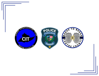CIT Ferguson PD and Badge to Badge logos