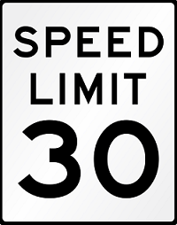 picture of speed limit sign