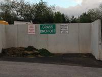 Grass clippings drop off