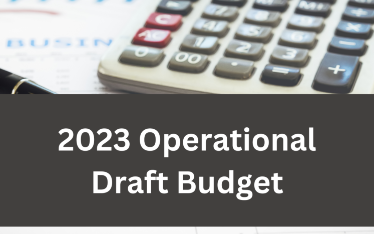 2023 operational draft budget