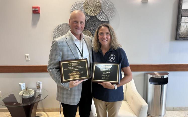 Dr. Todd Negola and Tracy Small