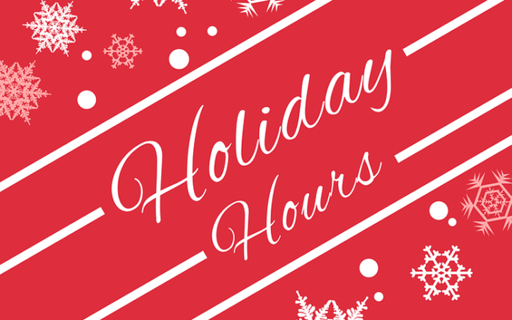 2019 Holiday Hours for Ferguson Township