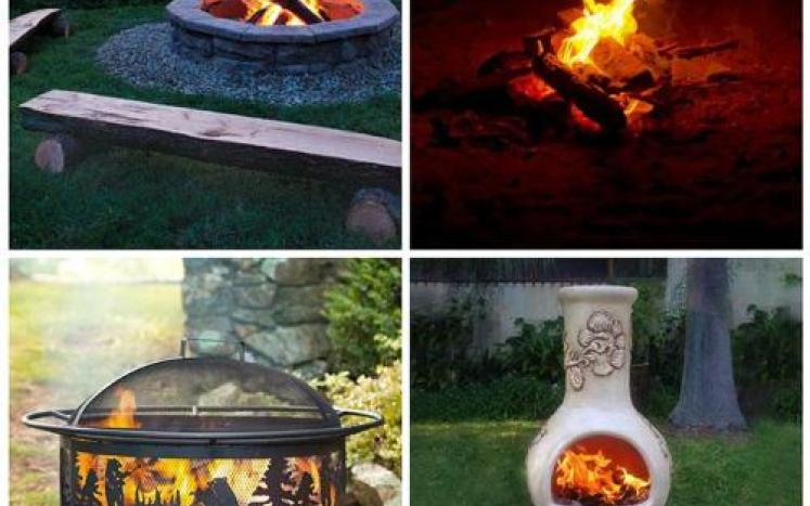 Fireplace collage