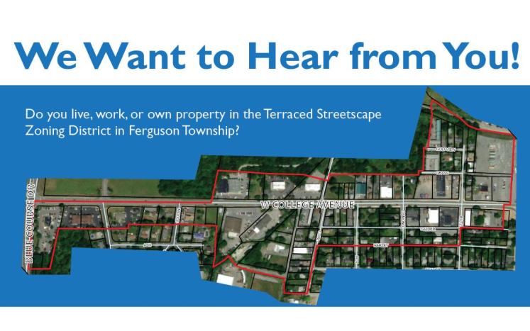 terraced streetscape district