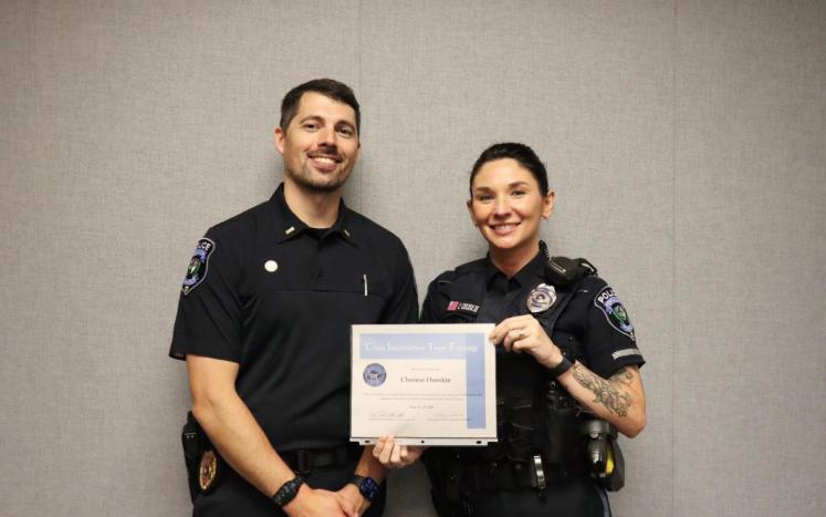 Lt. Lewis and Officer Ososkie
