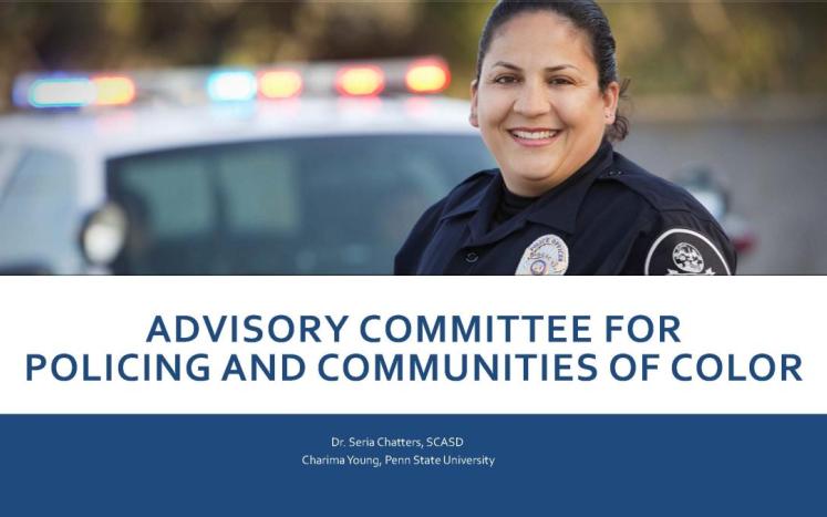 Advisory Committee for Policing and Communities of Color Presents at Board of Supervisors Meeting