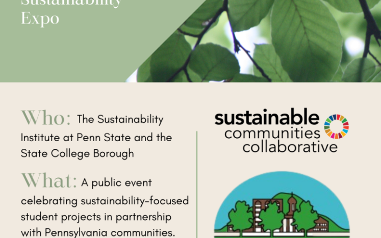 Penn State Sustainable Communities Collaborative Spring 22 Campus and Community Sustainability Expo