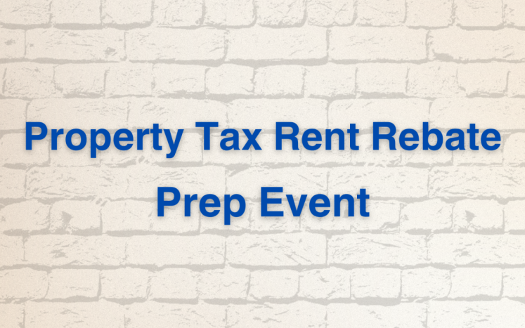 property tax rent rebate prep event