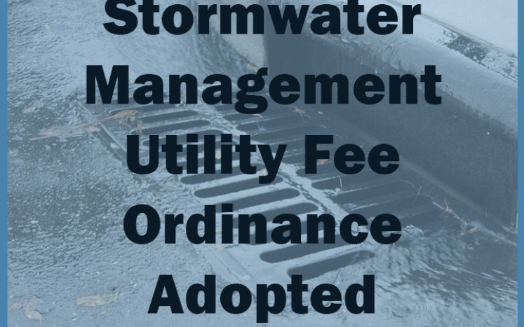 Stormwater Fee Adopted